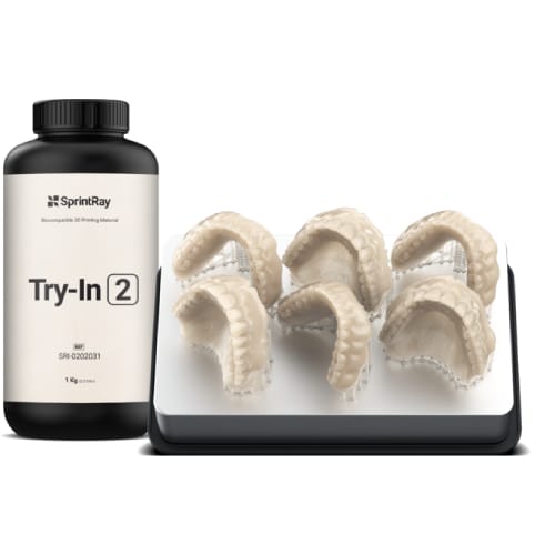 Sprintray Resina Try-in 2